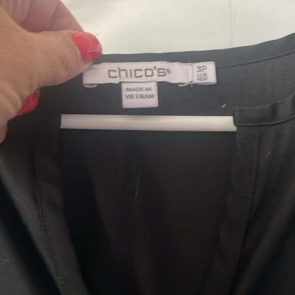 Chico's Black Tiered Maxi Dress - Picture 2 of 8